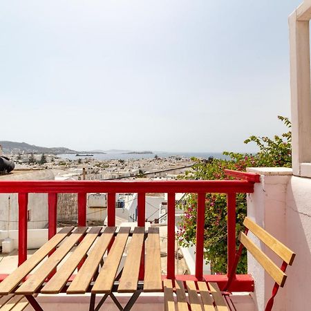 Elenitas Town House With Balcony And Sea View Apartment Mykonos Town Bagian luar foto