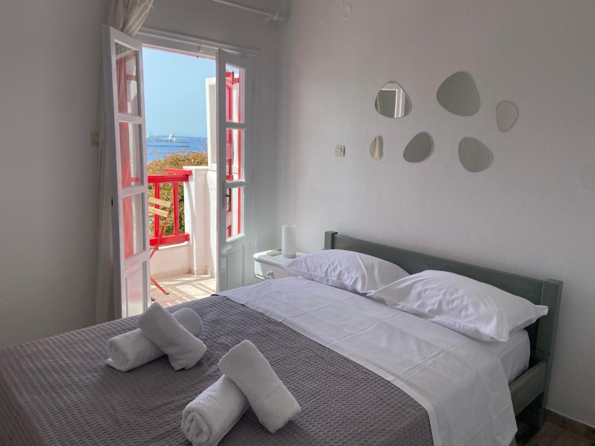Elenitas Town House With Balcony And Sea View Apartment Mykonos Town Bagian luar foto