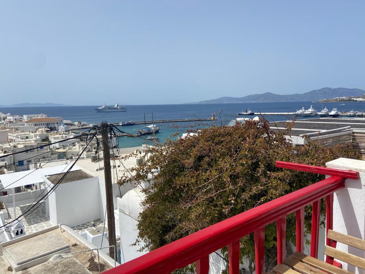 Elenitas Town House With Balcony And Sea View Apartment Mykonos Town Bagian luar foto